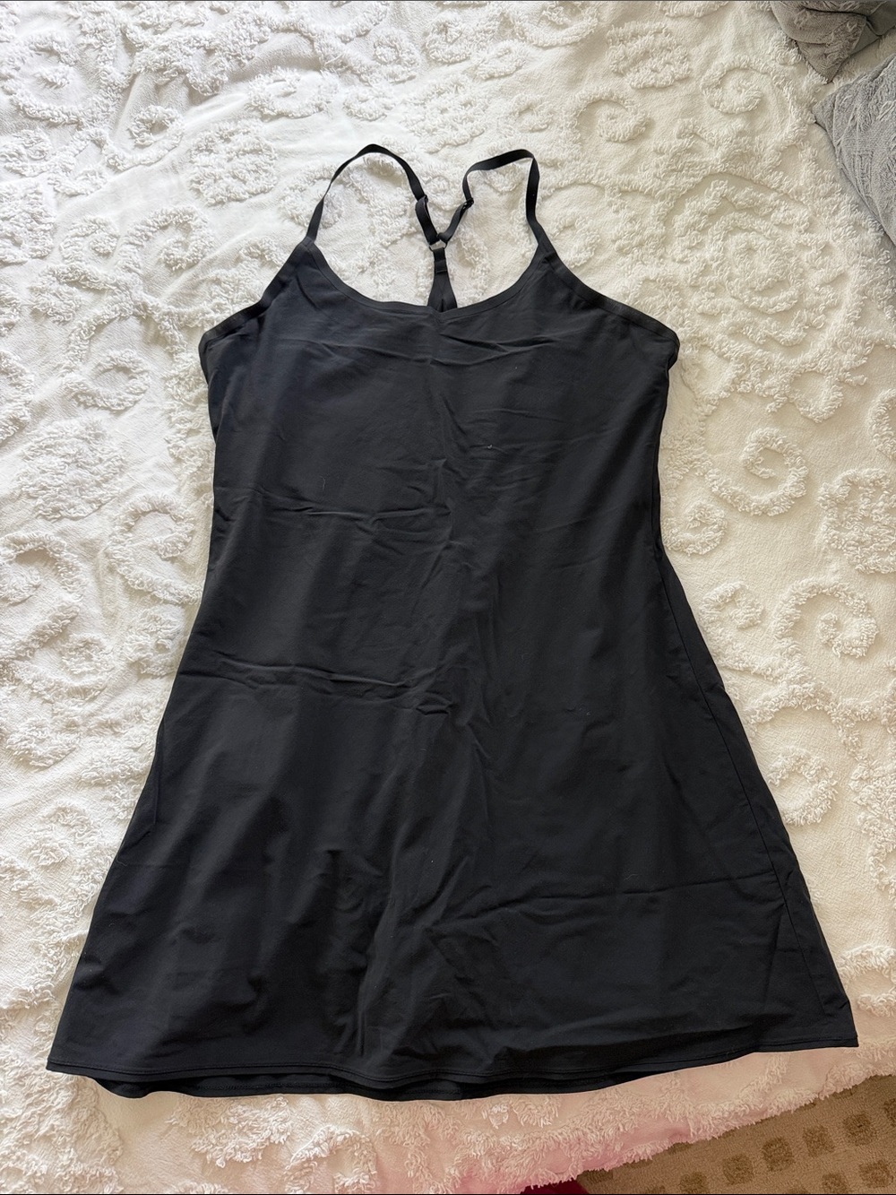 Outdoor Voices Black Racerback Athletic Dress